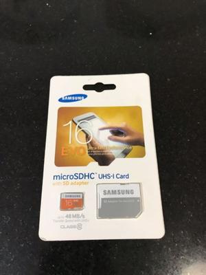 Tarjeta de Memoria Samsung 16gb EVO 48 MB/S