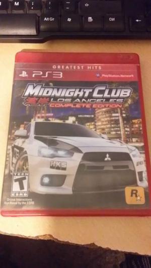 Vendo Midnight Club LA para PS3.