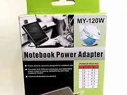 cargador de notebook universal marca power, nuevo en caja,