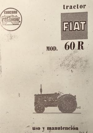 Manual de mantenimiento tractor Fiat 60R