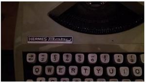 Maquina De Escribir Portatil Hermes Baby
