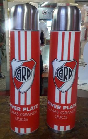 Termo - River Plate - 1 Litro Totalmente Metalico
