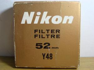 Filtro Nikon Amarillo 52mm Y48 Original Impecable!!