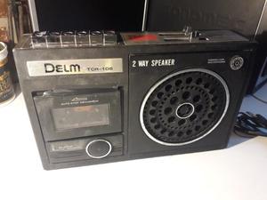 Grabador y reproductor de cassette Delm