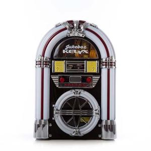 Rockola Jukebox Retro de Kelyx Luz Led Radio Am Fm