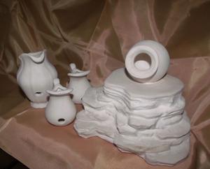 Cascada para fuentes y jarritos ceramica