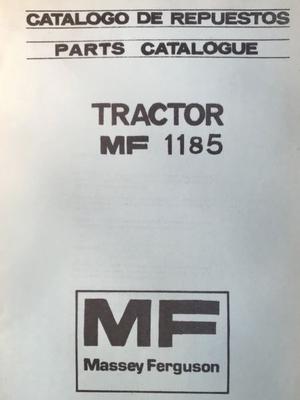 Manual de repuestos tractor Massey Ferguson 