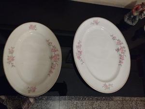 Vendo 2 platos fuente ovalados