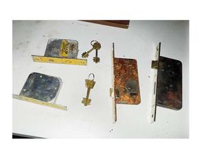 4 cerraduras completas con llave acitra