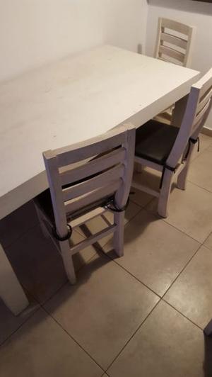 Mesa con 6 sillas