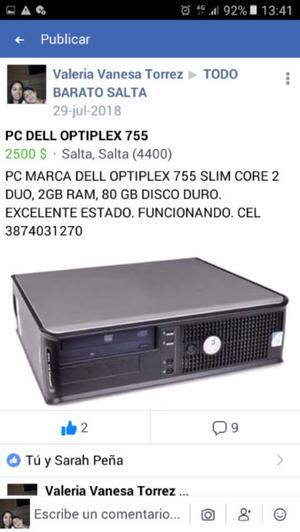 PC DELL OPTIPLEX 755