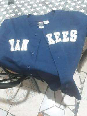 Vendo chaqueta de béisbol azul de los yankees NY