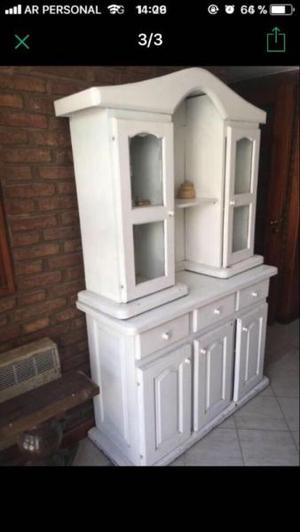 vendo mueble blanco doble