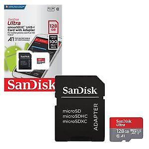 Memoria Micro Sd Xc Sandisk 128gb Clase Ultra Amb/s
