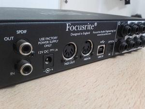 PLACA DE SONIDO FOCUSRITE 18I6