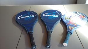 Raqueta de tenis para niños usada con funda