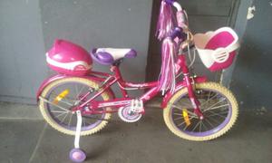 VENDO BICICLETA STAR FLOWERS RODADO 16 IMPECABLE