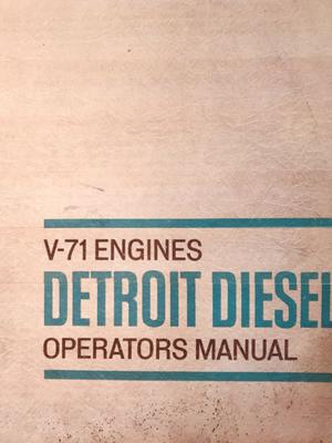 Manual de taller motor Detroit diésel Gm V 71