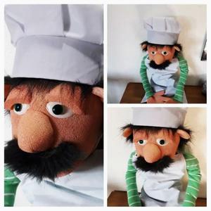 Marioneta cocinero de 80 cm