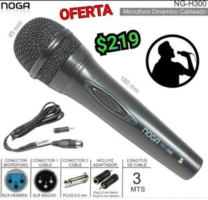 Microfono con cable Noga