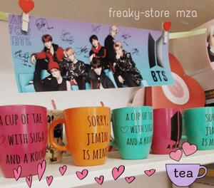 TAZAS KPOP BTS-GOT7-MONSTAX-EXO