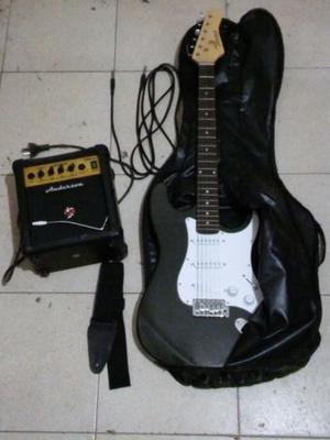 Guitarra electria stratocaster Texas + combo