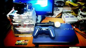 Playstation 3 super slim azurite blue edition