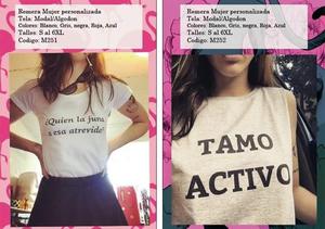 Remeras de mujer