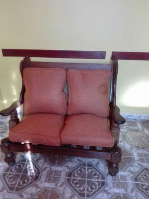 Sillon de Algarrodo 2 cuerpos con almohadones