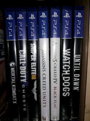 Vendo Juegos ps4