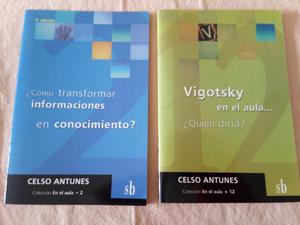 2 tomos de colección Celso Antunes