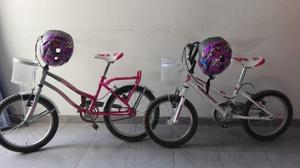 Bicicletas para Niñas, con Accesorios, Rodado 20 y 16
