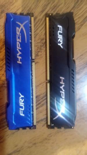 Memorias Ram 2x8gb Mhz Hyperx Fury DDR3