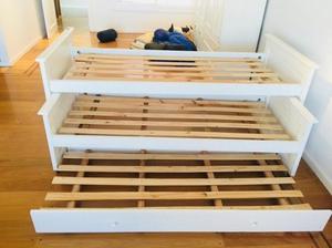 cama marinera triple nueva madera