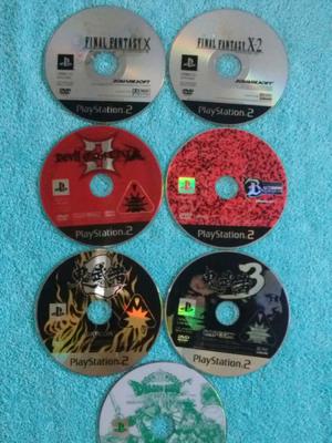 7 JUEGOS ORIGINALES PS2 JAPONESES NTSC-J OFERTA