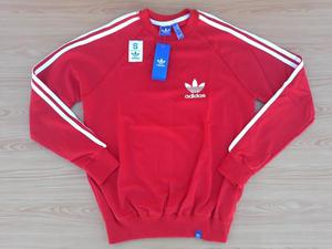 buzo rojo adidas para mujer