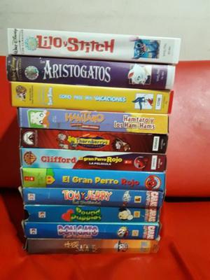 LOTE VHS películas infantiles