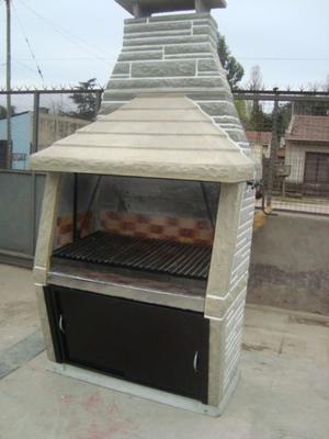 Parrilla Premoldeada Simil Piedra De 1,20 Mts Directo De Fab