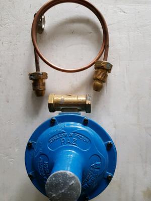 Regulador de gas sin uso con espiral