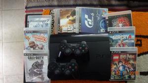 Consola Play Station 3 Plus Lote De Juegos