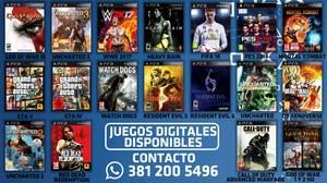 Juegos Digitales para PS3