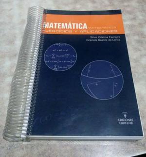 Vendo Libro de Matemática: ejercicios y aplicaciones de