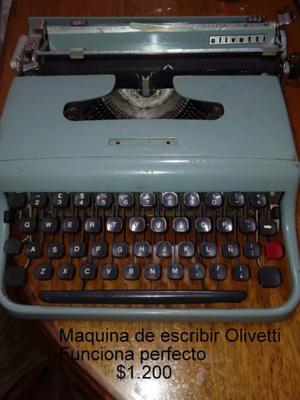 Vendo máquina de escribir Olivetti!!