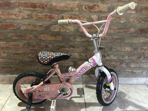 Bicicleta rodado 12 de nena marca aurora