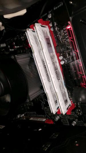 RAM 2x8GB MHZ Crucial Ballistix White