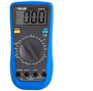 Tester Digital Multímetro Capacímetro Termómetro Value