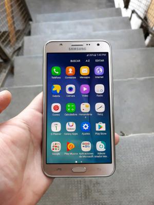 Vendo Samsung J7 15 dorado impecable libre