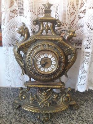 ANTIGUO RELOJ DE MESA ESTILO FRANCÉS DE BRONCE MACIZO