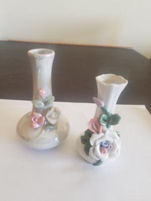 Set de 2 Floreritos de cerámica