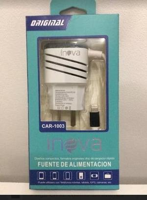 Cargador Inova Iphone 5 5s 5c 6 6s 7 2.1 A